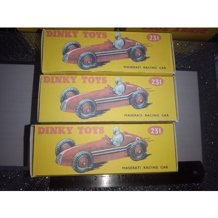 Dinky 231 -Maserati Racing car - Replica / Repro Box