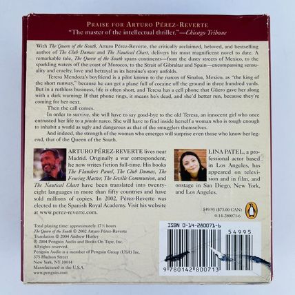 The Queen of the South Audible Audible Audiobook Unabridged CD Box Set
