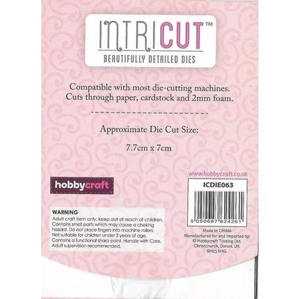Hobbycraft. Intricate Sentiment Thank You Die. Die Cutting Cardmaking Crafts