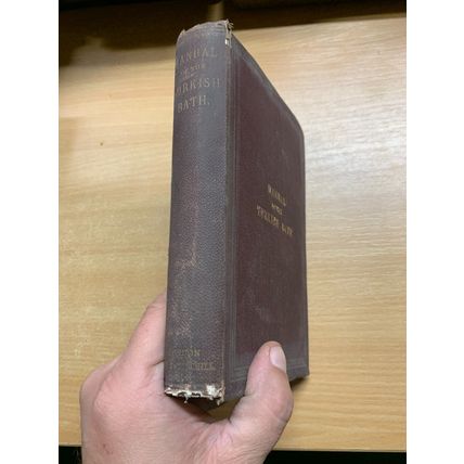 RARE* 1865 1ST ED "MANUAL OF THE TURKISH BATH" SIR JOHN FIFE ANTIQUE BOOK (P4)
