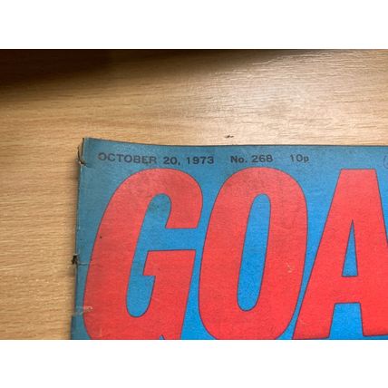 GOAL MAGAZINE #268 20 OCT 1973 UK FOOTBALL MAGAZINE - FULHAM TEAM POSTER (LL)