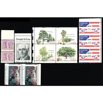 EFO Misperforation Error Collection - All Mint NH - See All Scans * Stuart Katz
