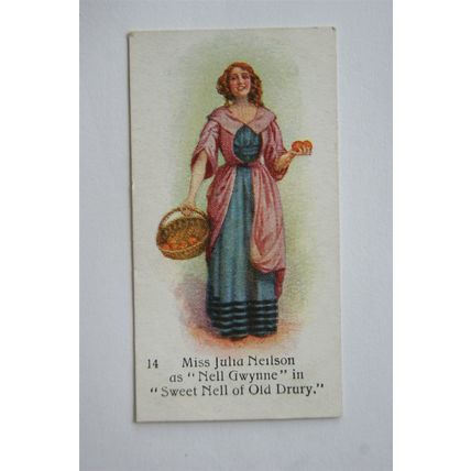 1916 Players Past & Present No. 14 Miss Julia Neilson as Nell Gwynne