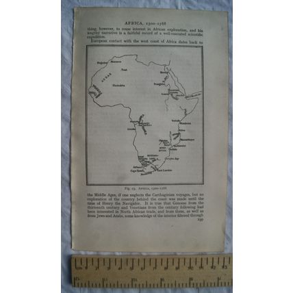 1937 map Africa 1500-1788