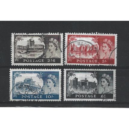 GB.1959 Castles set of 4.Fine Used.Jul25