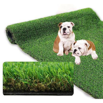 MYOYAY Artificial Grass Turf Rug 3.3X33 Ft Artificial Grass Mats 1.2" Pile Heigh