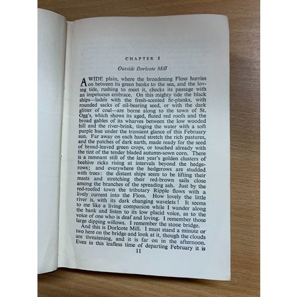 VINTAGE GEORGE ELIOT "THE MILL ON THE FLOSS" FICTION SMALL HARDBACK BOOK (P3)