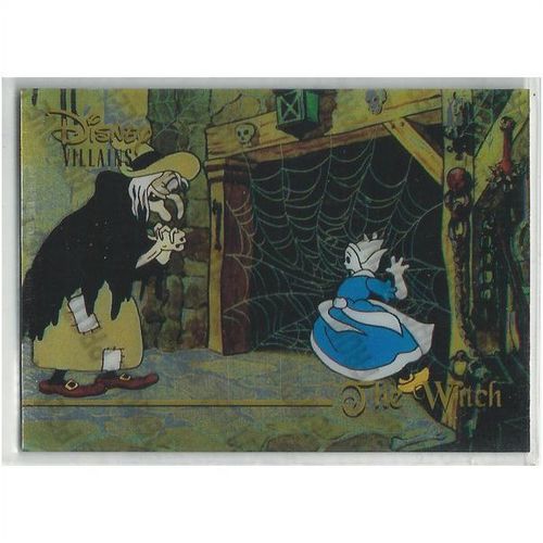 DISNEY PREMIUM ' SILVER SCREEN FOIL insert card # 84 THE WITCH (1995)