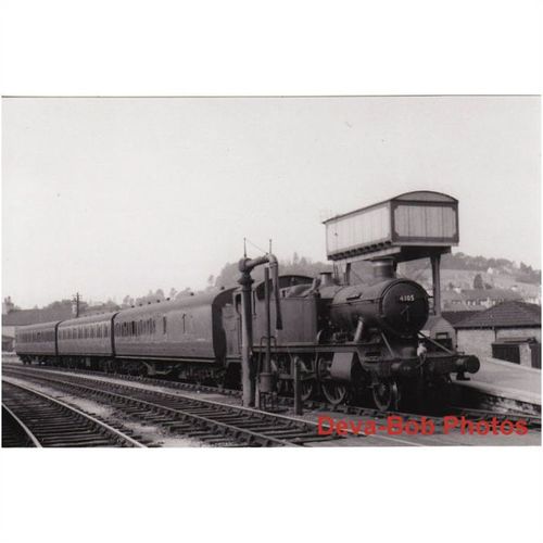 Railway Photo GWR 51xx 4105 Great Western 2-6-2T Steam Tank Loco