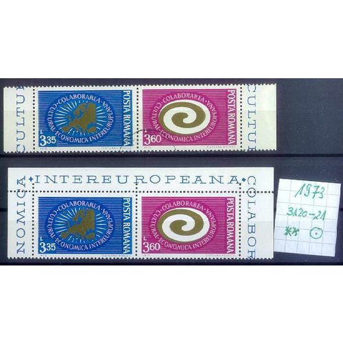 RUMÄNIEN ROMANIA [1973] MiNr 3120+21 ( **/mnh ) Europa und ( O/used )
