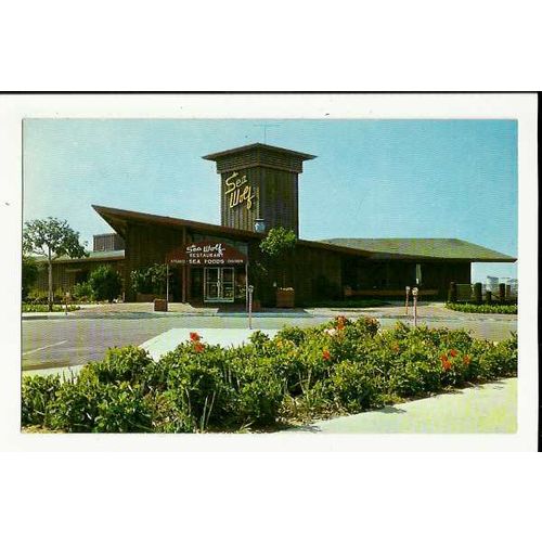 Advertising SEA WOLF RESTAURANT Oakland, California Postcard (35536)