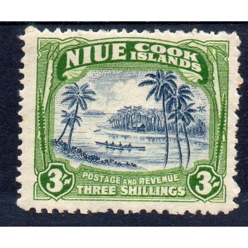 Niue Sg77 3s Blue & yellowish green m/mint (G245)