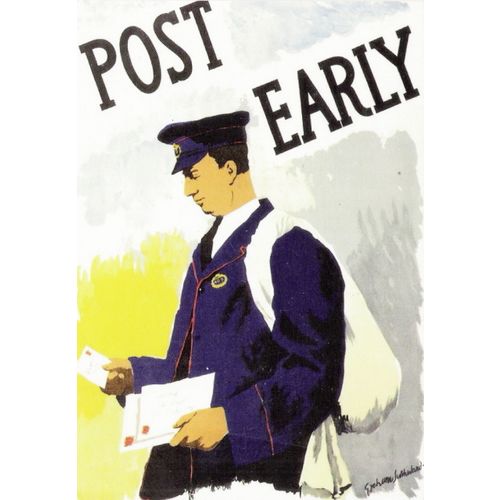 BPMA-PC-6a/d: GPO Poster Postcard Set.
