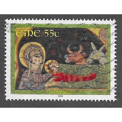 IRE 2009 55c 'CHRISTMAS' FINE USED (EBID73-051)
