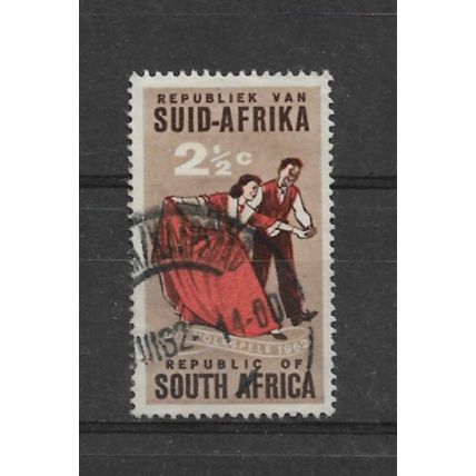 SouthAfrica.50th Anniv Volkspele (folk-dancing) in South Africa stamp.FU.June22a