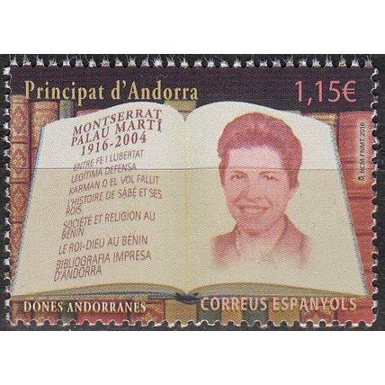 Andorra Español 2016 Montserrat Palau Marti Neuf **