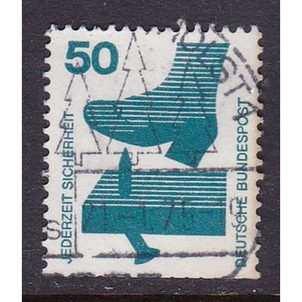 GERMANY 1971 ACCIDENT PREVENTION 50pf USED SG1602 #1