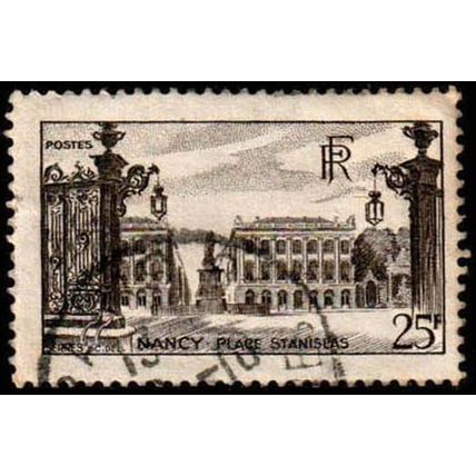 France 1946 Landscapes Stanislas 25f Used Stamp