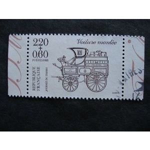 France 1988 - Car mounted / Stamp Day - USED