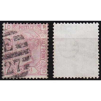 ENGLAND GREAT BRITAIN [1876] MiNr 0047 Platte 15 ( O/used ) [02]