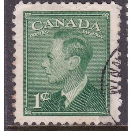 Canada 1949 George VI 1c Fine Used SG 414 VGC