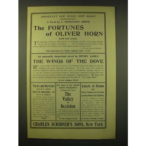 1902 Charles Scribner's Sons Ad - Important new books now ready