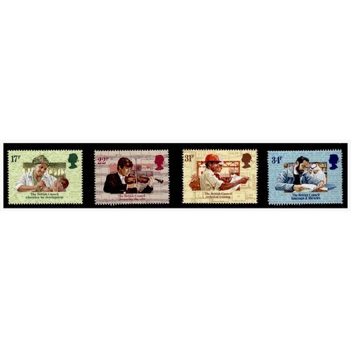 Great Britain 1984 50th Anniversary of the British Council SG1263 - SG1266 MNH