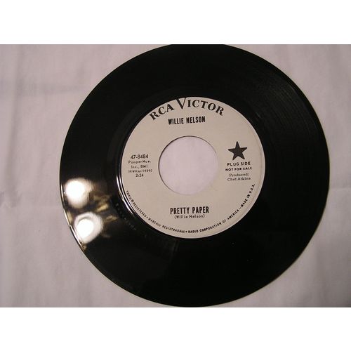 Willie Nelson Promo 45-PRETTY PAPER/WHAT A MERRY CHRISTMAS COULD BE