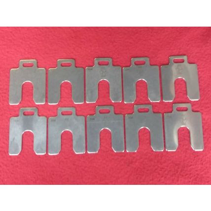 10 Pack Maudlin Products Slotted Shims Replacement Pack MSA050-10