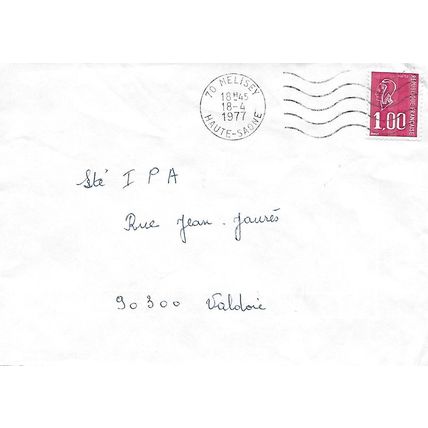 70 Mélisey Haute-Saône (18th April 1977)