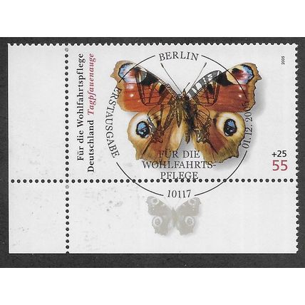 GER 2005 €0.55+25 'BUTTERFLIES' (CORNER MARGIN) FINE USED (EBID75-420)