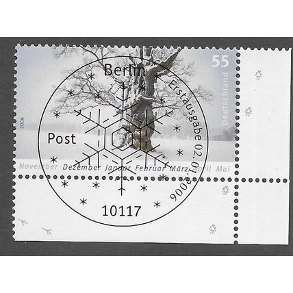 GER 2006 55c ' WINTER '(CORNER MARGIN) FINE USED (EBID75-422)