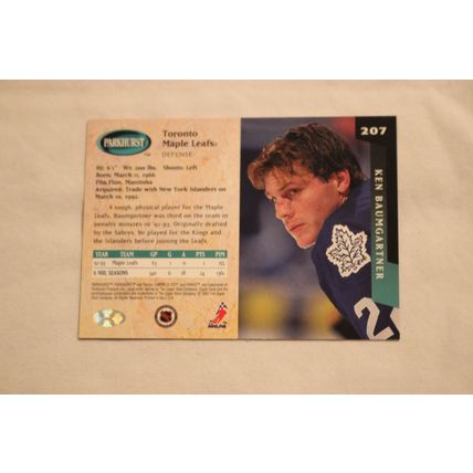 Ken Baumgartner 1993/94 Parkhurst EMERALD ICE NO. 207