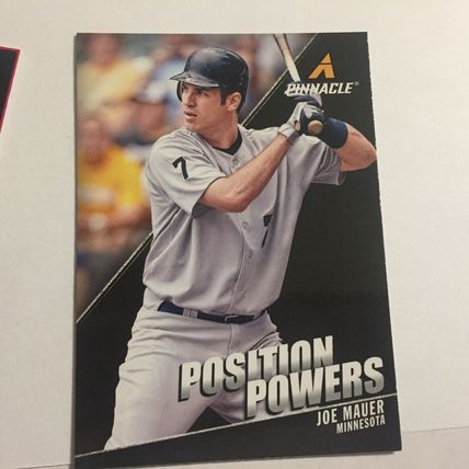Mixed Minnesota Twins MVP Joe Mauer MLB Trading Cards