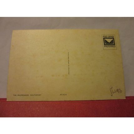 THE PROMENADE, SOUTHPORT, LANCASHIRE unused postcard dated 1970 =
