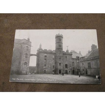 1907 Corstorphine fr Postcard -Palace Courtyard, Edinburgh Castle