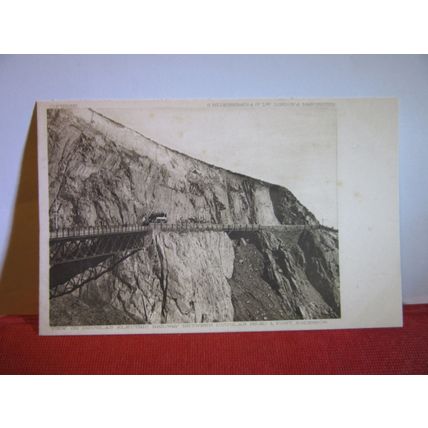 DOUGLAS ELECTRIC RAILWAY , ISLE OF MAN unused antique postcard ( E) =