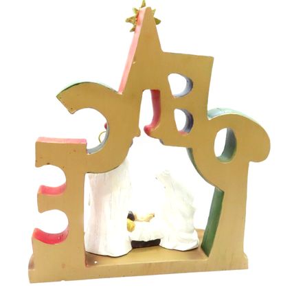 Peace Christmas Nativity Scene Ornament Figurine 23 CM Gift Decor Decoration