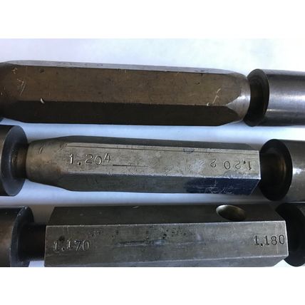 LOT THE PIPE MACHINERY GO NO GO PLUG GAGE 1.139,1.134,1.170,1.180,1.204,1.202,SH