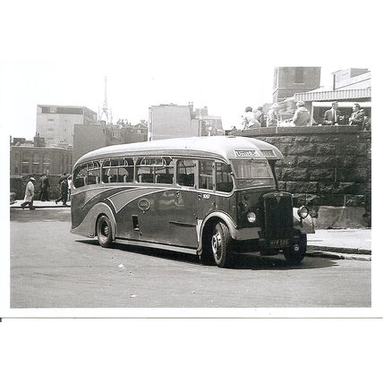 Black & White Photo of United Service Transport Co. Ltd. of London SW9 - HYR 586