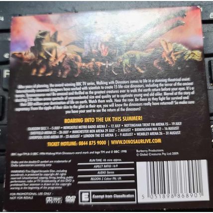 Walking With Dinosaurs DVD Promo The Sun The Arena Spectacular