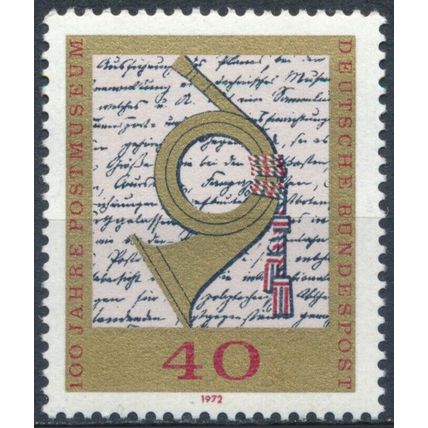 Centenary of German Postal Museum - West Germany 1972 - MNH - MiNr 739