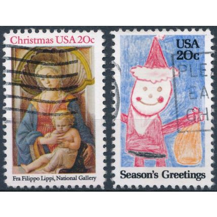 Christmas - USA 1984 - F H - Sc 2107/8