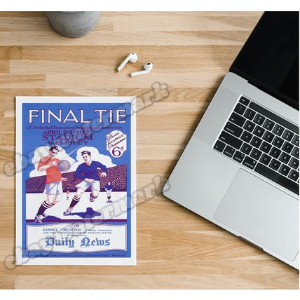 1920 - 1930 FA Cup Final Programme Cover A5 Prints *FREE P&P