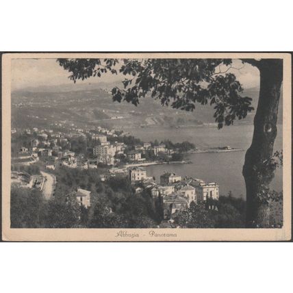 Panorama, Abbazia, c.1920 - Tomašić Cartolina