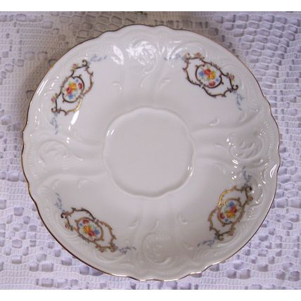 Royal Prague Lesov Concordia Fine Bohemia Porcelain Czech Republic Teacup Saucer