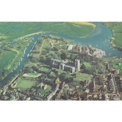 Christchurch Priory Church Dorset Postcard unused VGC