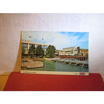 KINGS SQUARE, GLOUCESTER unused postcard by E T W Dennis =