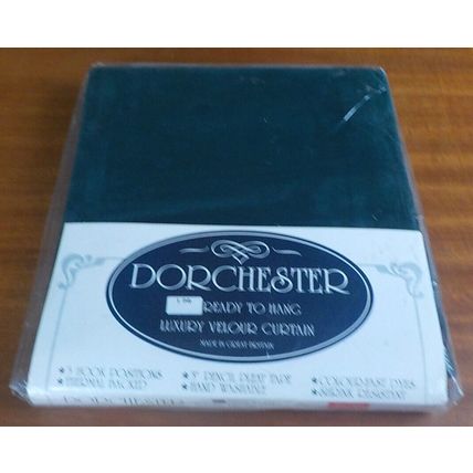 DORCHESTER READY TO HANG LUXURY VELOUR CURTAINS Pr 46" x 54" (see description)