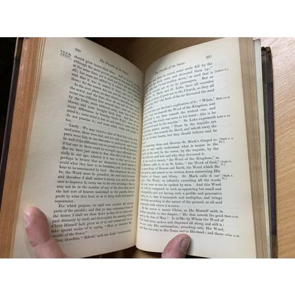 RARE* 1845 "THEOLOGICAL WORKS OF WILLIAM BEVERIDGE" VOL 5 ANTIQUE BOOK (P5)